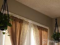 картинка 1 прикреплена к отзыву POTEY 610102 Macrame Plant Hanger: Stylish Hanging Planter For Indoor And Outdoor Home Decor - Ivory, 35 Inch от Tutan Guliford