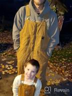 img 1 attached to Carhartt Boys' Toddler Brown Bib Overall in Size 3T review by Scott Matute
