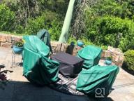 img 1 attached to Protect Your Stacking Chairs From The Elements With The Covermates Outdoor Chair Cover In Water Resistant Polyester - Khaki review by Daniel Taylor