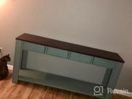 img 1 attached to Espresso Console Table With Drawers And Shelf - Ideal For Entryway, Hallway, Or Sofa Table Storage By P PURLOVE review by Philip Anderson