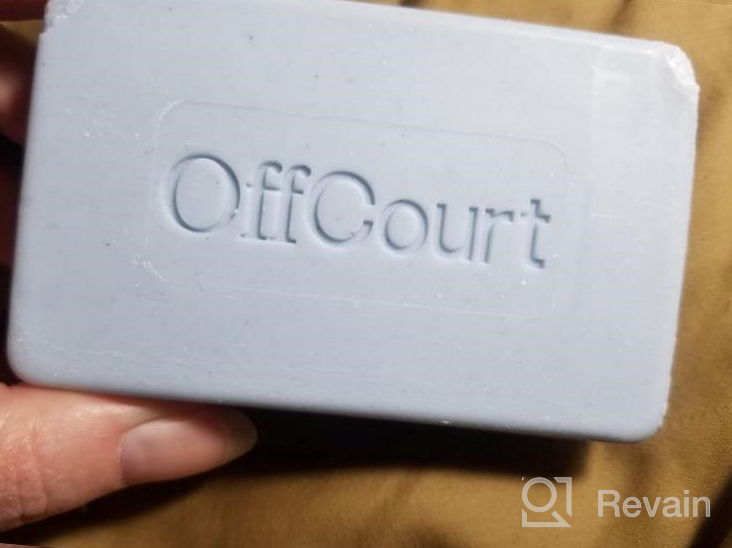 img 1 attached to Experience A Luxurious Deep Cleanse With OffCourt'S Exfoliating Body Soap For All Skin Types - Infused With The Rejuvenating Scent Of Coconut Water And Sandalwood review by Jordan Epps