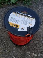 img 1 attached to ANLEOLIFE Heavy Duty Trimmer Line - 5-Pound Square .105-Inch-By-1038-Ft In Spool With Bonus Line Cutter review by Wayne Flores