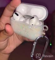 img 1 attached to Hamile Compatible With AirPods Pro Case Cute Protective Cover Shockproof Hard Case For Apple Airpods Pro 3RD Charging Cases (2019), AirPods Accessories Keychain (LED Visible) - Dream Snow review by Jared Surabhi