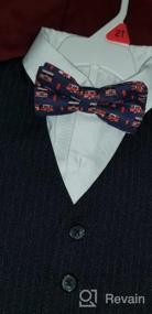 img 5 attached to Adjustable Pre-Tied Bow Tie For Adults & Children - OCIA Cute Patterned Bowties