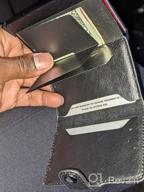img 1 attached to 📇 Streamlined Leather Credit Card Sleeve with Aluminum Ejector review by Sean Pierre