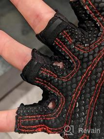 img 6 attached to ZEROFIRE Fitness Gloves With Full Palm Protection And Enhanced Grip For Men And Women - Ideal For Weightlifting, Exercise, Gym, Training, And Cycling
