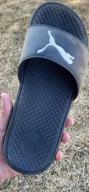 img 1 attached to PUMA High Men's Shoes - Slide Sandal in Black and White review by Nick Shirodkar