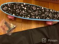 img 1 attached to Cruiser Skateboard for Girls Kids Ages 6-12, Complete 22 Inch Mini Standard Skateboard review by Jon Lesperance