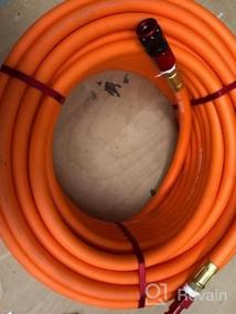 img 6 attached to YAMATIC 100 Ft Hybrid Air Hose With Heavy Duty 300 PSI And Kink Resistance