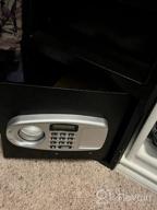 img 1 attached to KYODOLED Small Home Security Safe With Biometric Fingerprint Lock,Deluxe Electronic Digital Code Safe Box Wall Or Floor Mount,0.75 CF Black,13.8 X 9.8 X 9.8 Inches review by Pat Slater