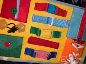 img 7 attached to School Bus Busy Board Activity Set For Early Learning And Fine Motor Development - 12 Basic Skills To Learn To Dress And Play, Ideal Sensory Toy For Preschool Kids, Kindergarten And Travel