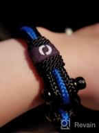 img 1 attached to Thin Blue Line Law Enforcement Bracelet - Perfect Gift for Police Officer review by Ron Damndjperiod