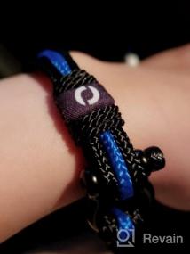 img 7 attached to Thin Blue Line Law Enforcement Bracelet - Perfect Gift for Police Officer