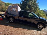 img 1 attached to 🚚 JoyTutus Orange Pickup Truck Tent: Waterproof, Double Layer, Portable for 2 People – Ideal Camping Companion, 5.5'-6' Bed review by Mike Pedroza