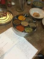 img 1 attached to Tabakh Stainless Steel Masala Dabba/Spice Container Box With 7 Spoons - With Clear Screen & Clear Lid review by Trina Taylor