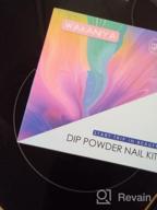 img 1 attached to Dip Powder Nail Kit: 8 Versatile Colors With All Essentials For Easy DIY French Nail Art At Home - No UV Lamp Needed! review by Brian Nelson