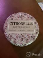 img 1 attached to Long Lasting Citronella Scented Candles With 3 Wicks - Tobeape 14.5 Oz Decorative Candles For Indoor & Outdoor Use, Perfect For Home, Patio, Garden, Camping, Picnics And BBQs With 80 Hours Burn Time review by Shakira Loper