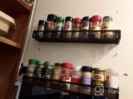 img 1 attached to Efficient Cabinet And Wall-Mounted Spice Rack Organizer For An Organized And Accessible Kitchen! review by Jared Gopalan