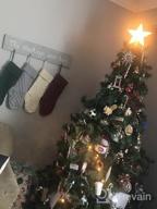 img 1 attached to SherryDC 18 Inches Cable Knit Christmas Stockings Large Xmas Hanging Decoration Socks For Family Party Decor review by Lauren Allen