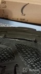 img 6 attached to Спортивные кроссовки Skechers CUSHION 54450 - мужская обувь черного цвета с угольным оттенком.