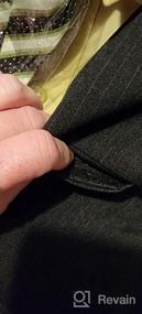 img 4 attached to Formal Dresswear Vest Set for Boys - Johnnie Lene Pinstripe