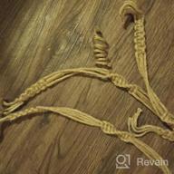 img 1 attached to Boho Chic: Handmade Macrame Plant Hanger Set With Wood Bead Embellishments For Indoor And Outdoor Decor review by Jeff Bourke