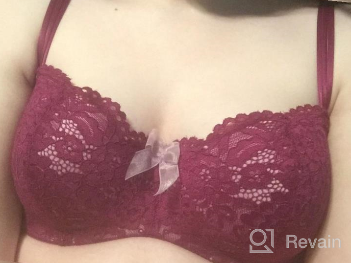 img 1 attached to Ciao Bella: Elevate Your Lingerie Game With B.Tempt'D By Wacoal'S Balconette Bra review by Trisha Griffin