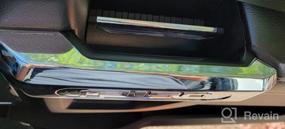 img 6 attached to Ford F-150 ABS Накладка на внутреннюю дверную ручку из углеродного волокна 2015-2020 (4 шт.) - Keptrim