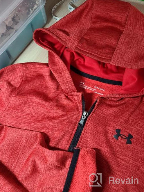 img 1 attached to 👕 Boys Full-Zip Fleece T-Shirt by Under Armour review by Ben Swett