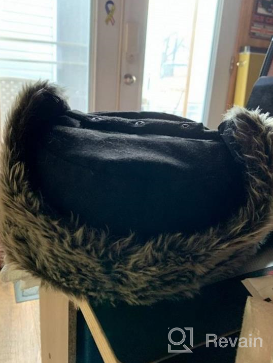 img 1 attached to Jeff & Aimy Unisex Winter Elmer Fudd Earflap Trapper Hunting Ski Hat Baseball Cap: 54-62CM review by Renee Jones