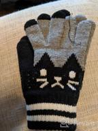 img 1 attached to Stay Stylish and Warm with RARITYUS Fashion Weather Embroidered Mittens - Must-Have Girls' Accessories review by Dave Calabro