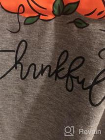 img 5 attached to Women'S Thanksgiving 3/4 Sleeve Raglan Baseball Tee - Thankful Pumpkin And Sunflower Graphic