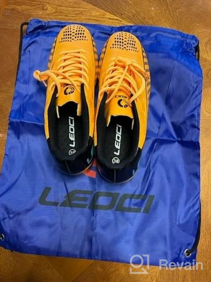 img 1 attached to LEOCI Performance Turf Soccer Shoes: Top-of-the-Line Men's Athletic Footwear review by Affan Yeo