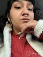 img 1 attached to Stainless Steel Septum Hoop Nose Ring Jewelry Anicina 16G Cartilage Earrings Helix Tragus Piercing Jewerly review by Pradeep Dhimal