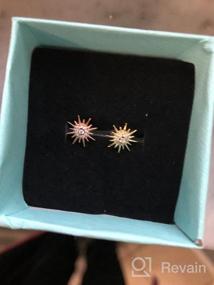 img 5 attached to 💎 Sterling Silver Star of David Stud Earrings with CZ - Jewelry Gifts for Women, Teens, and Girls