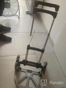 img 6 attached to Portable Aluminum Stair Climber Cart With Rope Handle: The Ultimate Heavy Lifting Solution