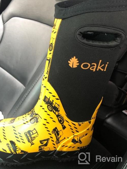 img 1 attached to Ultimate Protection: OAKI Neoprene Fireman Rescue Boys' Boots for Outdoor Adventures review by Jason Stokes