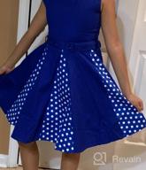 img 1 attached to Adorable BlackButterfly Kids 'Alexia' Vintage Polka Dot 50's Girls Dress: Timeless Style for Fashionable Little Ones review by Carlos Barrett