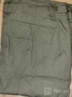 картинка 1 прикреплена к отзыву Мужские легкие тактические брюки-карго, свободные армейские рабочие брюки в стиле милитари с расширяемой талией от AKARMY от Sean Castator