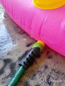 img 8 attached to 68-дюймовый Tepsmigo Splash Pad: идеальное летнее водное развлечение для девочек