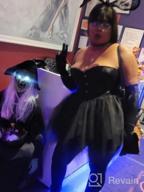 img 1 attached to Plus Size Gothic Overbust Corset Top: Satin And Lace-Up Design For Women review by Tamara Rodriguez