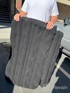 img 1 attached to Inflate Your Comfort: Conlia Inflatable Car Air Mattress Back Seat for Ultimate Backseat Comfort and Support! review by Dred Swindler
