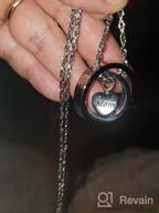img 1 attached to 🔒 XIUDA Locket Cremation Urn Necklace - Eternal Remembrance for Dad, Mom, Grandma & Grandpa review by Pauly Blake