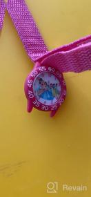 img 6 attached to Disney Kids' W001990 Princess Time Teacher Watch: Fun & Educational Pink Nylon Band