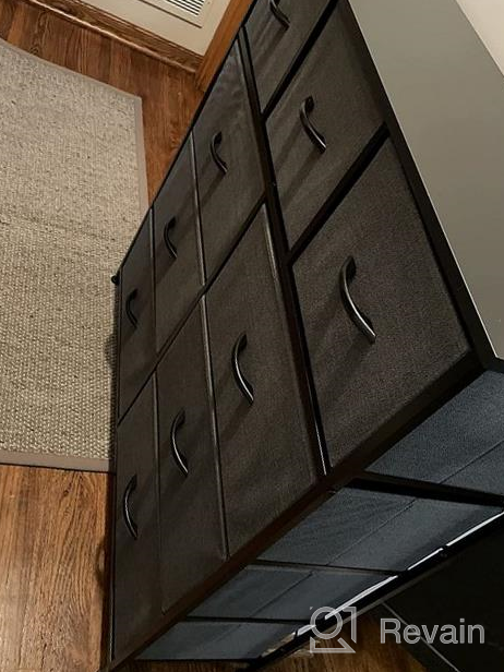 img 1 attached to Sorbus Dresser Tower: 9-Drawer Furniture Storage Chest For Ultimate Organization In Any Room review by James Khalifa