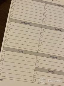 img 7 attached to Efficiently Organize Your Week With 321Done Weekly Checklist Notepad - 50 Tear-Off Sheets Of Planning Pad - Stay On Top Of Your To-Do List - Simple Script Design - Made In USA