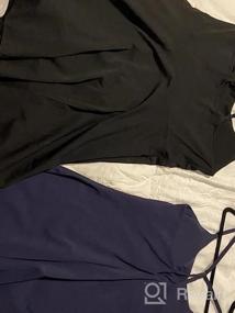 img 5 attached to Женское теннисное платье с шортами, регулируемыми бретельками и встроенным бюстгальтером для тренировок и гольфа, карманы в комплекте