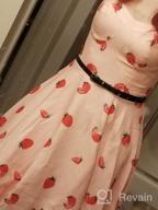 img 1 attached to Women'S Sweetheart Neck Floral Vintage Swing Dress 1950S Sleeveless With Belt review by Nikki Rodriguez