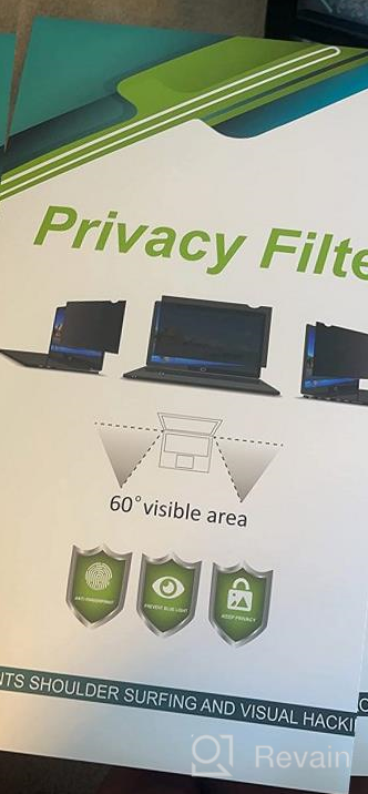 img 1 attached to 27 Inch Removable Privacy Screen Filter For Widescreen Monitors - PYS Shield For 16:9 Aspect Ratio, Anti-Glare & Blue Light Reduction, Compatible With 27" Sizes (New 2022 Version) review by Nathan Byard