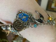 img 1 attached to 🦅 Ivy & Clover Ravenclaw Hogwarts Crest Charm Bracelet - HP Inspired Horcrux Design review by Chris Pettway